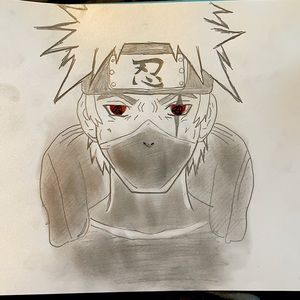 Kakashi Hatake Mongekyou Sharingan Art